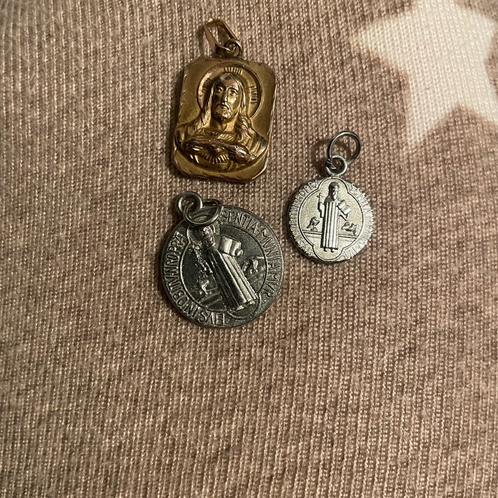 Gold and Silver Religious Pendants